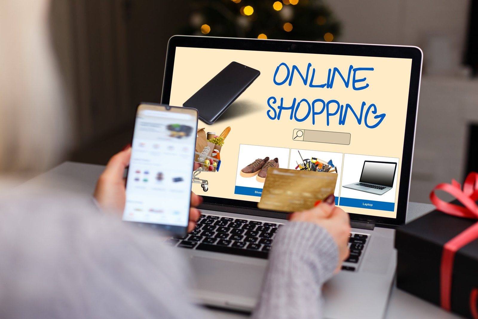 woman-using-laptop-for-online-shopping-at-home-
